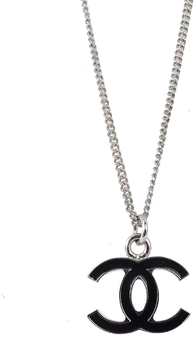 Chanel CC Pendant Metal with Enamel