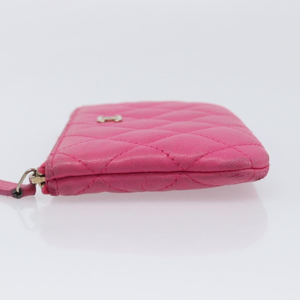 Chanel Classic Zip Coin Purse Quilted Lambskin