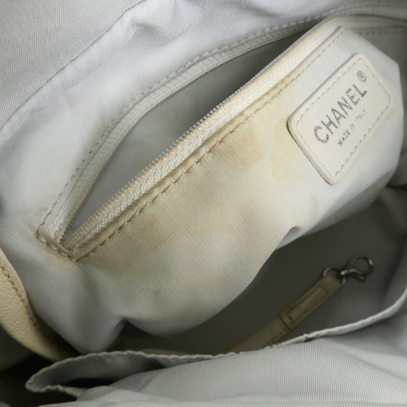 Chanel Biarritz Quilted Coated Canvas Small