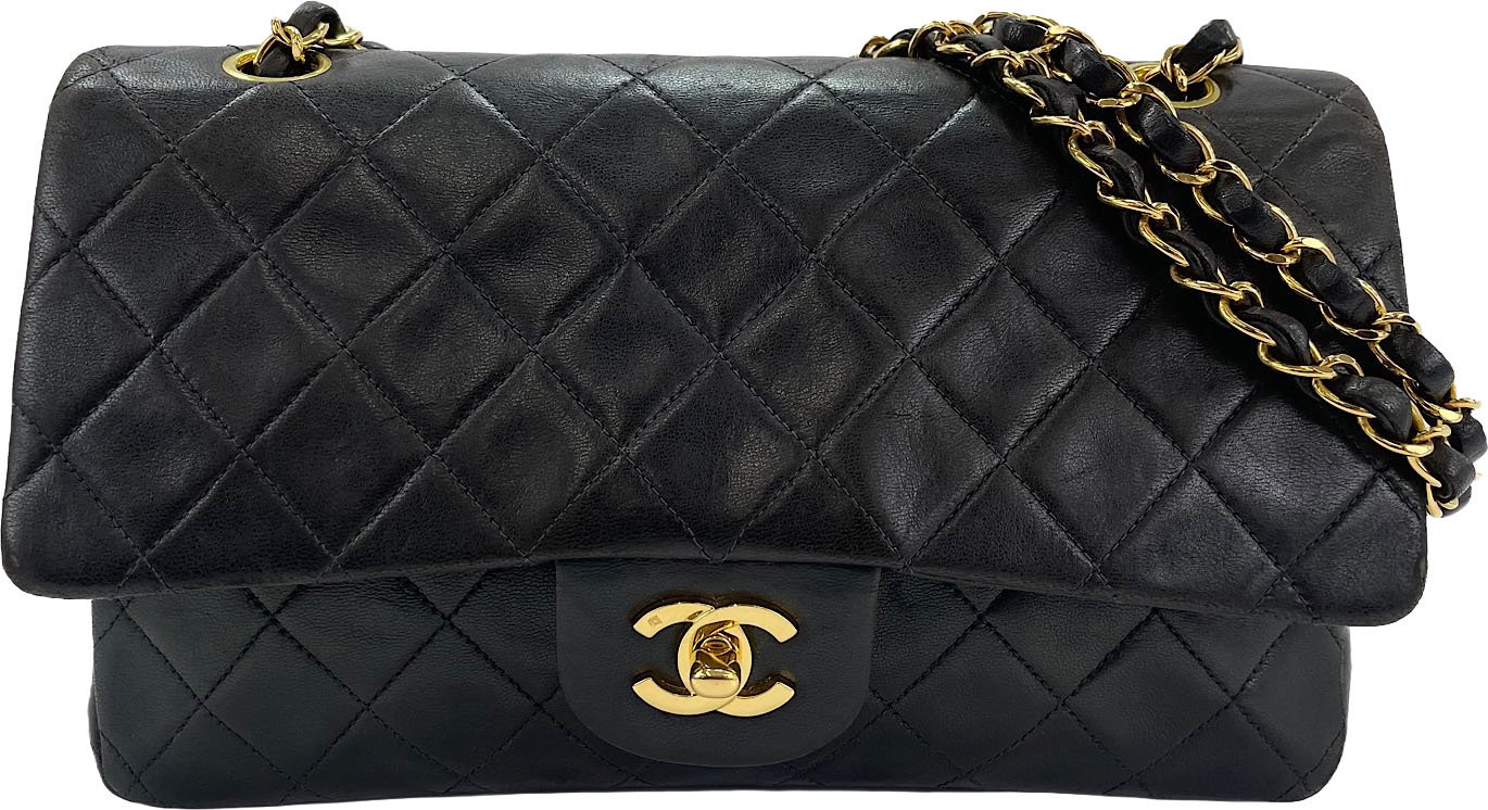 Chanel Classic Timeless Double Flap Quilted Lambskin Medium