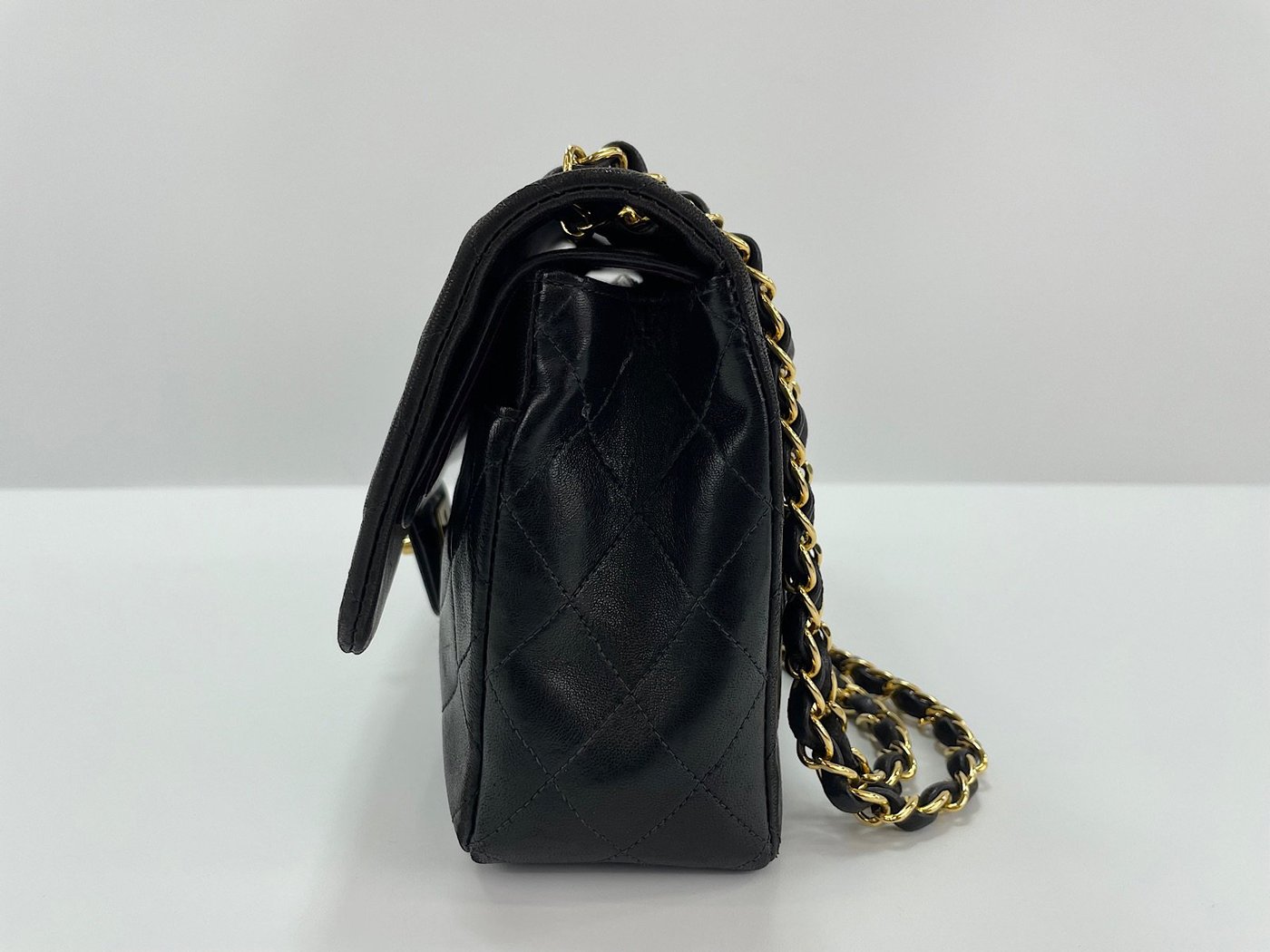 Chanel Classic Timeless Double Flap Quilted Lambskin Medium