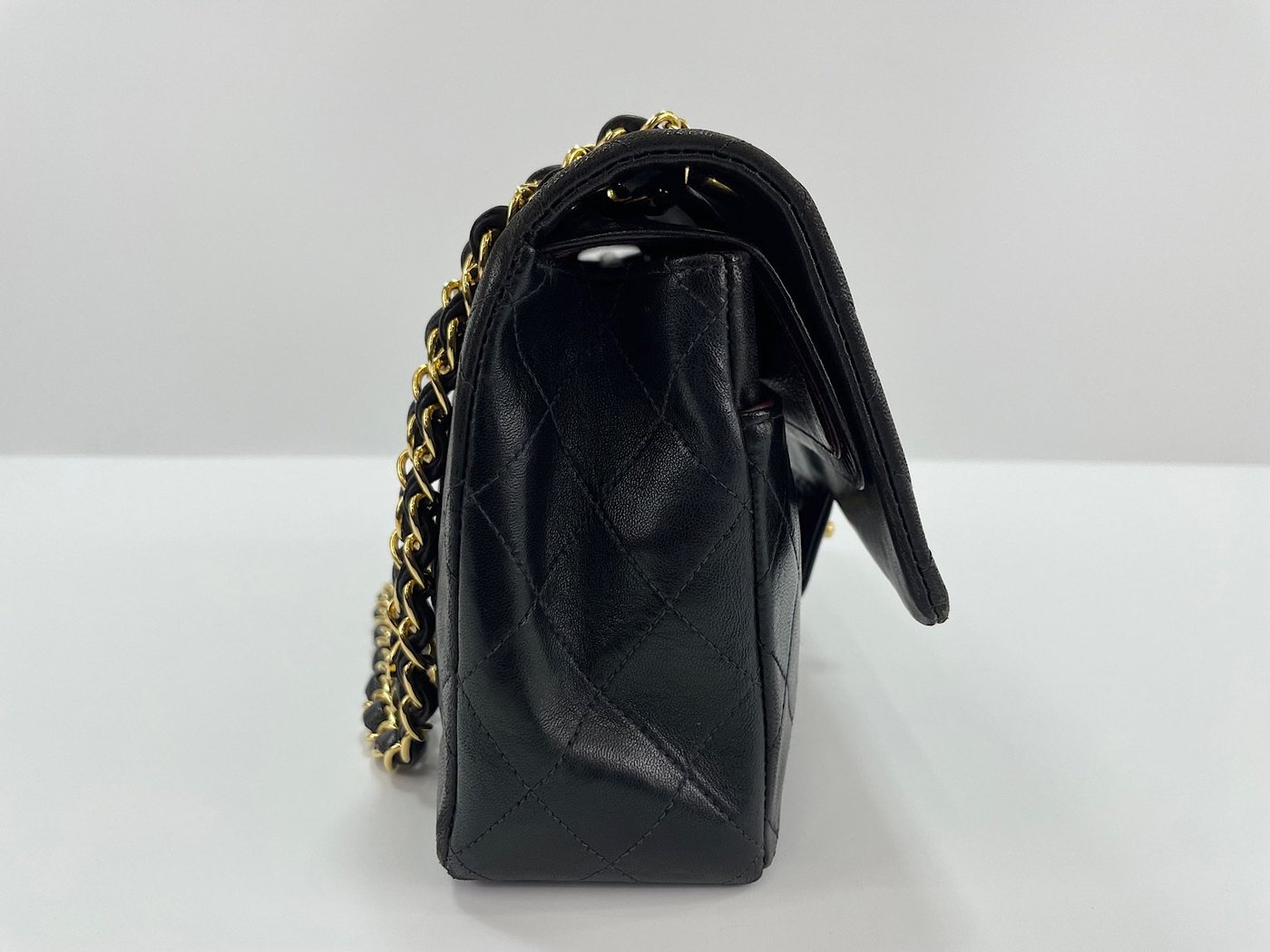 Chanel Classic Timeless Double Flap Quilted Lambskin Medium