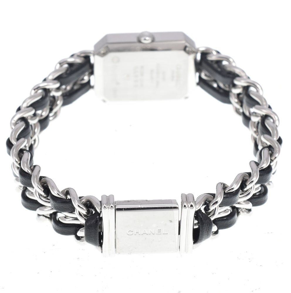 Chanel Premiere Rock Quartz Stainless Steel and Leather with Mother of Pearl 20