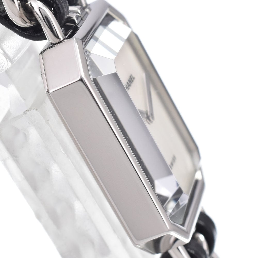 Chanel Premiere Rock Quartz Stainless Steel and Leather with Mother of Pearl 20