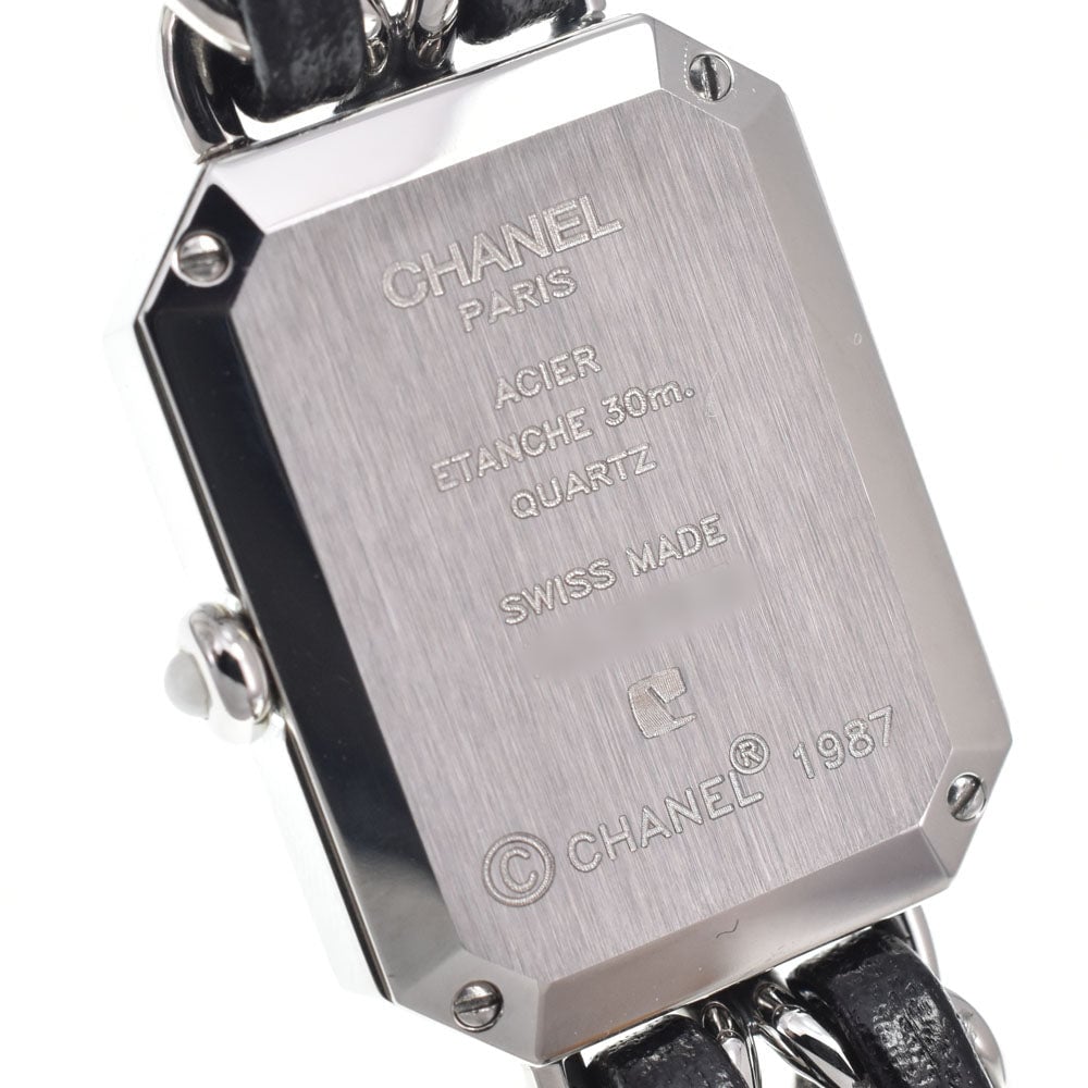 Chanel Premiere Rock Quartz Stainless Steel and Leather with Mother of Pearl 20