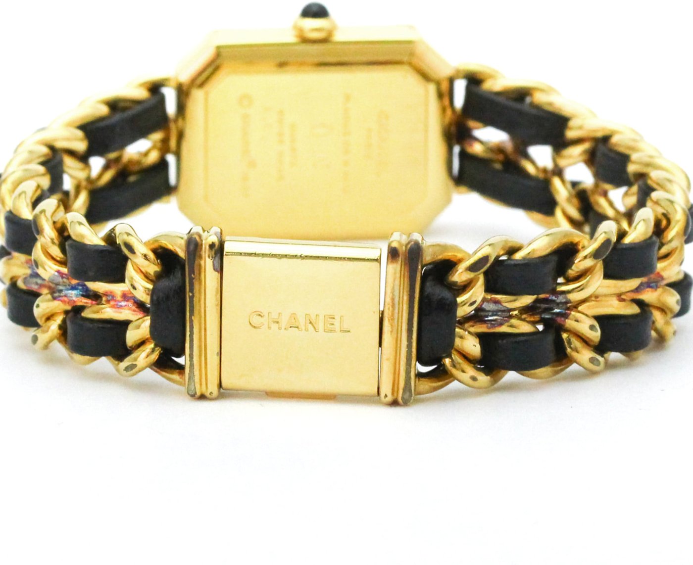 Chanel Premiere Rock Quartz Plated Metal and Leather 20