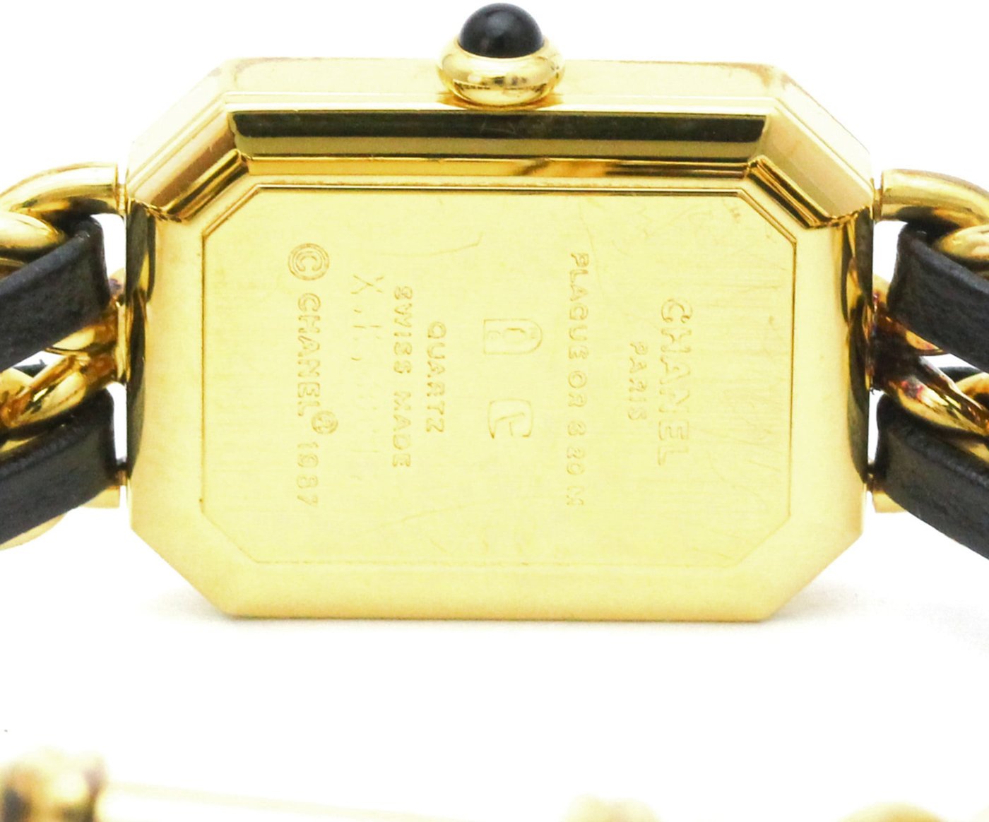 Chanel Premiere Rock Quartz Plated Metal and Leather 20
