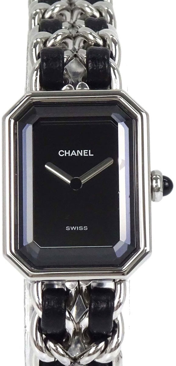 Chanel Premiere Rock Quartz Stainless Steel and Leather 20