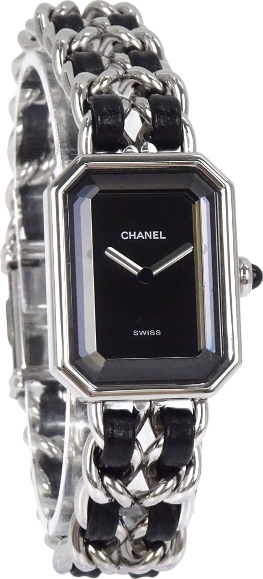 Chanel Premiere Rock Quartz Stainless Steel and Leather 20