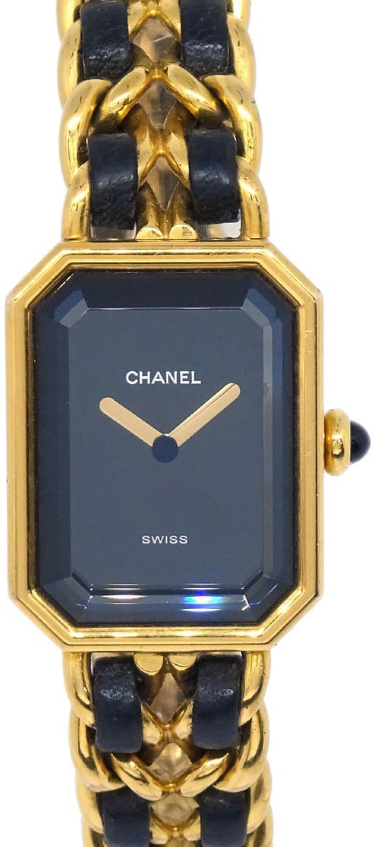 Chanel Premiere Rock Quartz Plated Metal and Leather 20
