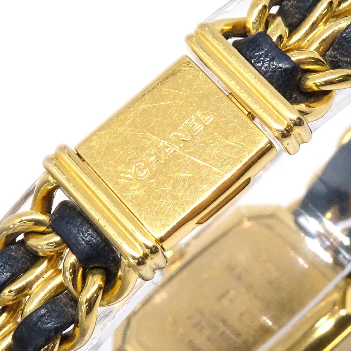 Chanel Premiere Rock Quartz Plated Metal and Leather 20