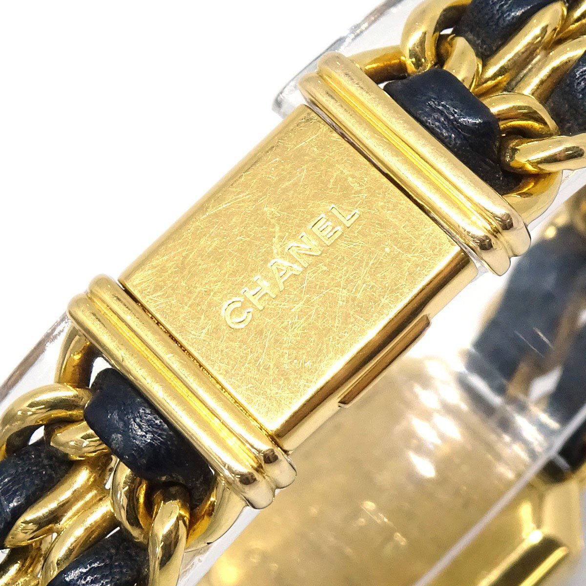 Chanel Premiere Rock Quartz Plated Metal and Leather 20