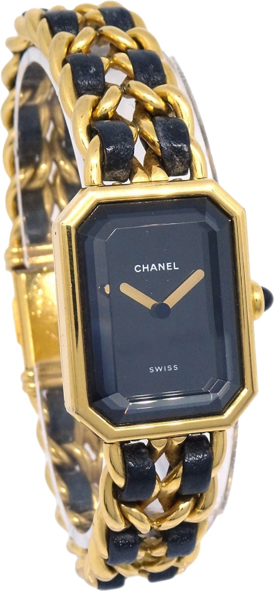 Chanel Premiere Rock Quartz Plated Metal and Leather 20