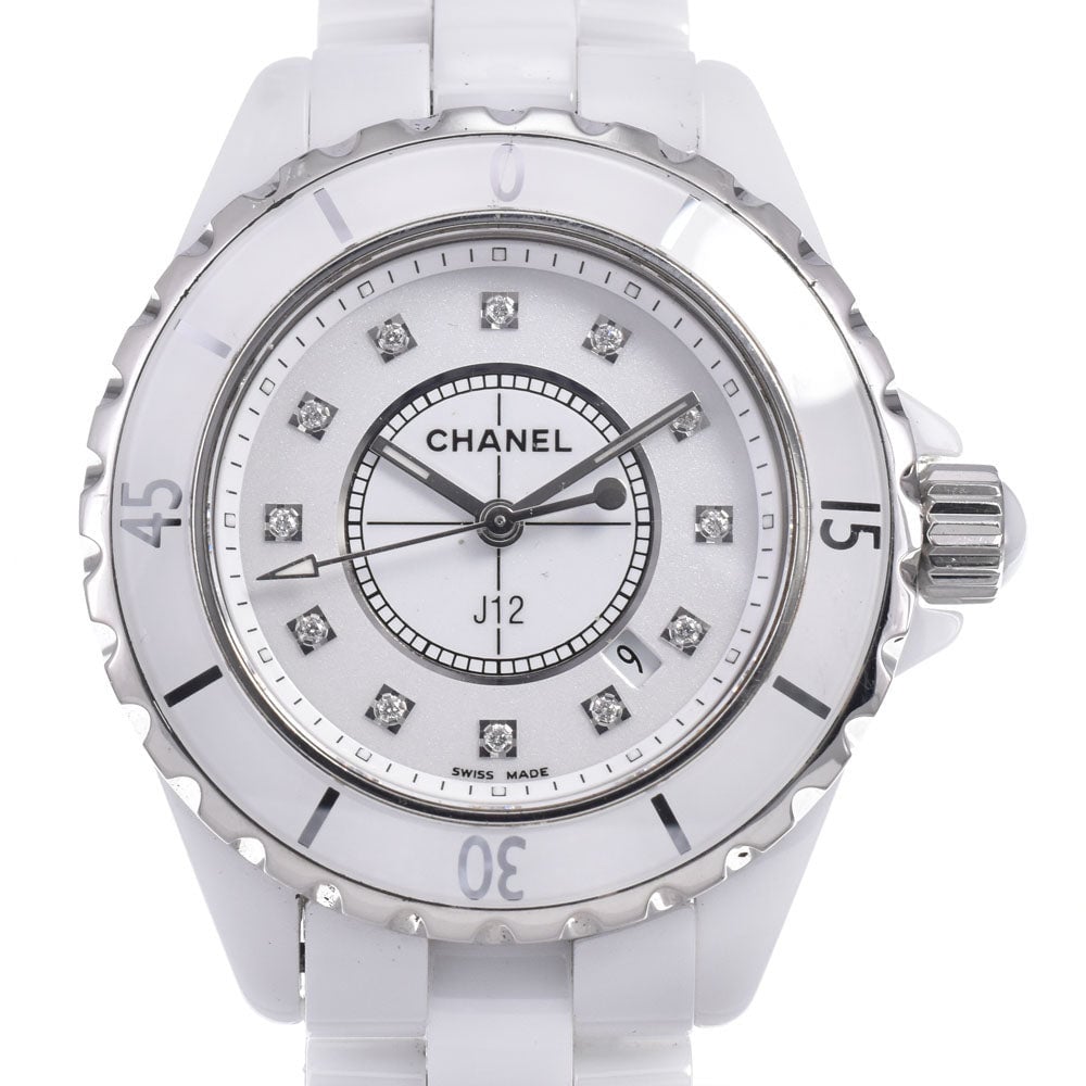 Chanel J12 Quartz Ceramic and Stainless Steel with Diamond Markers 33