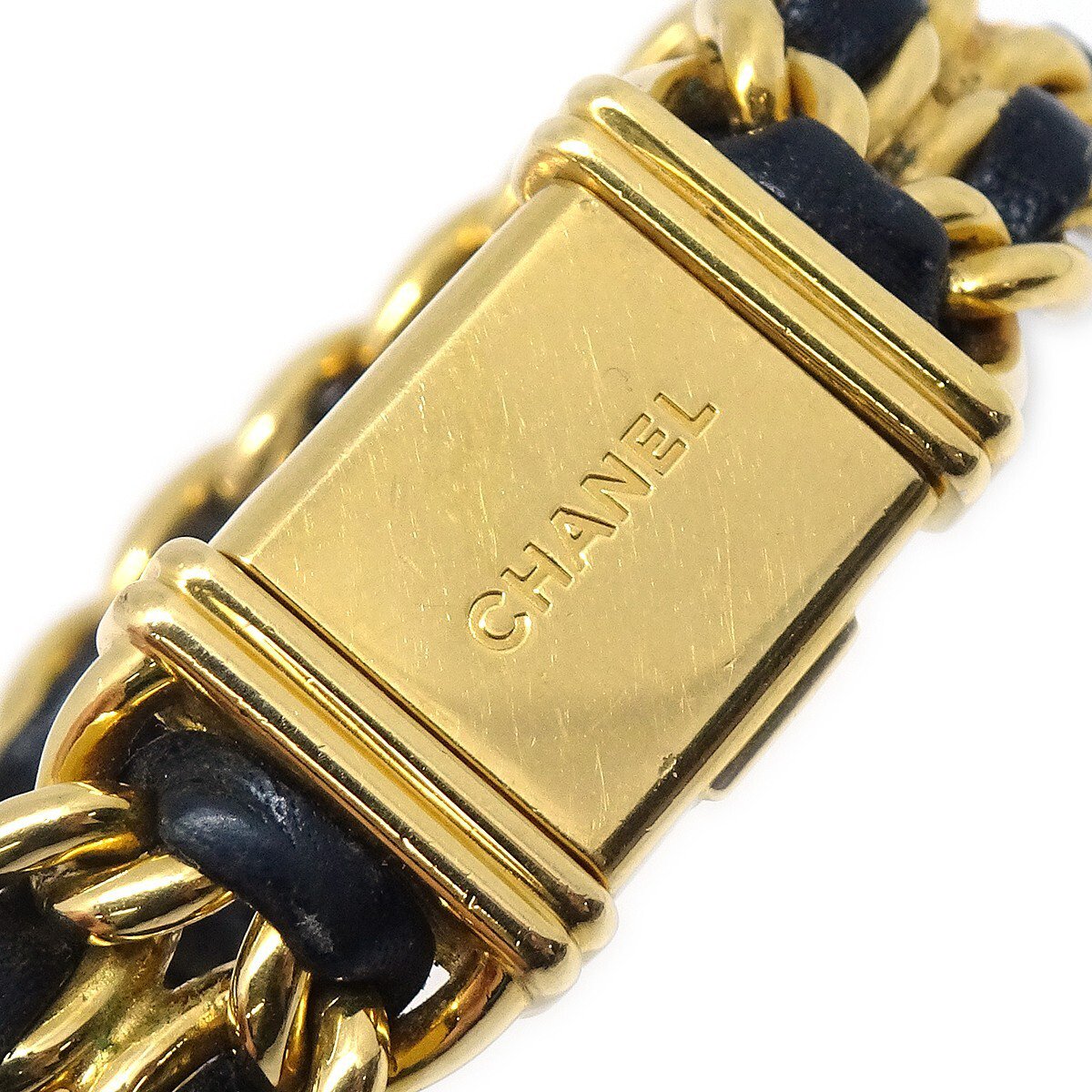 Chanel Premiere Rock Quartz Plated Metal and Leather 20