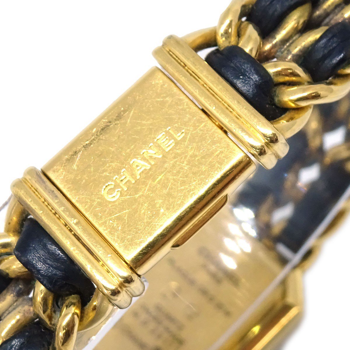 Chanel Premiere Rock Quartz Plated Metal and Leather 20