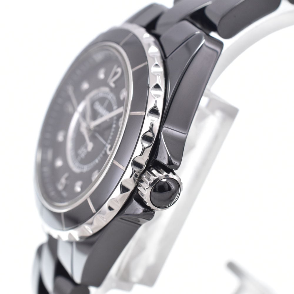 Chanel J12 Quartz Ceramic and Stainless Steel with Diamond Markers 29