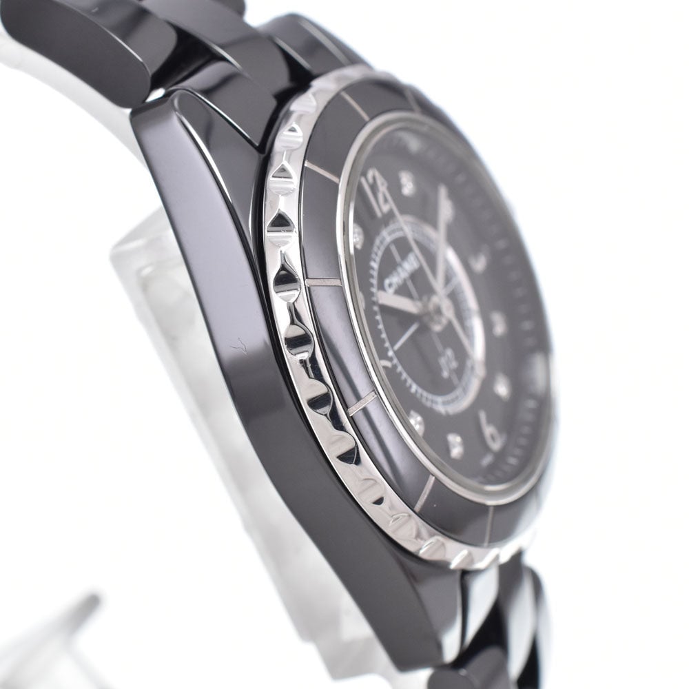 Chanel J12 Quartz Ceramic and Stainless Steel with Diamond Markers 29