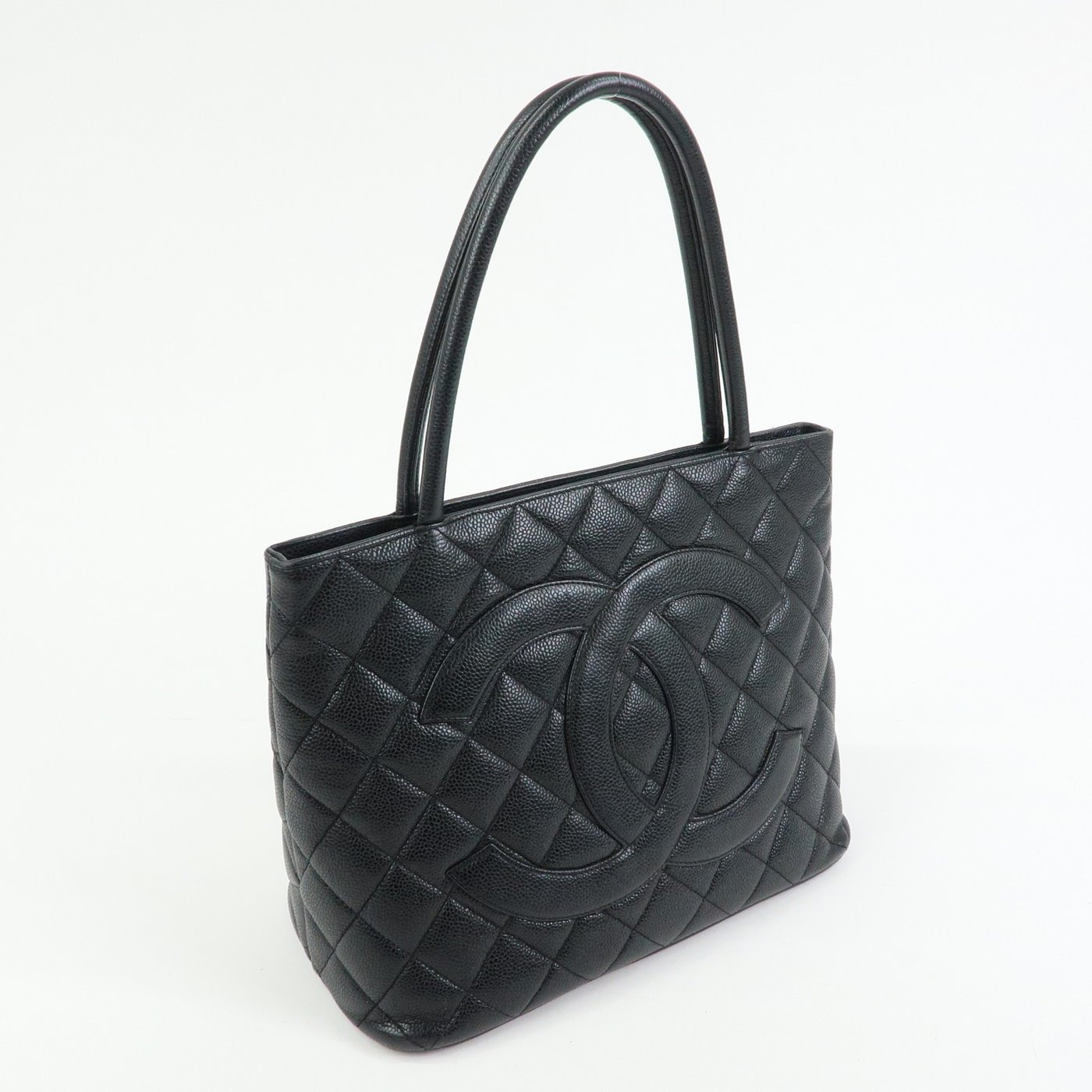 Chanel Medallion Quilted Caviar