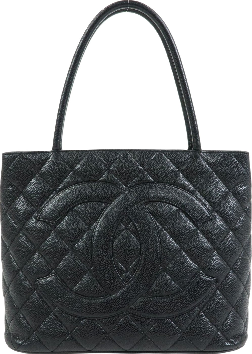 Chanel Medallion Quilted Caviar