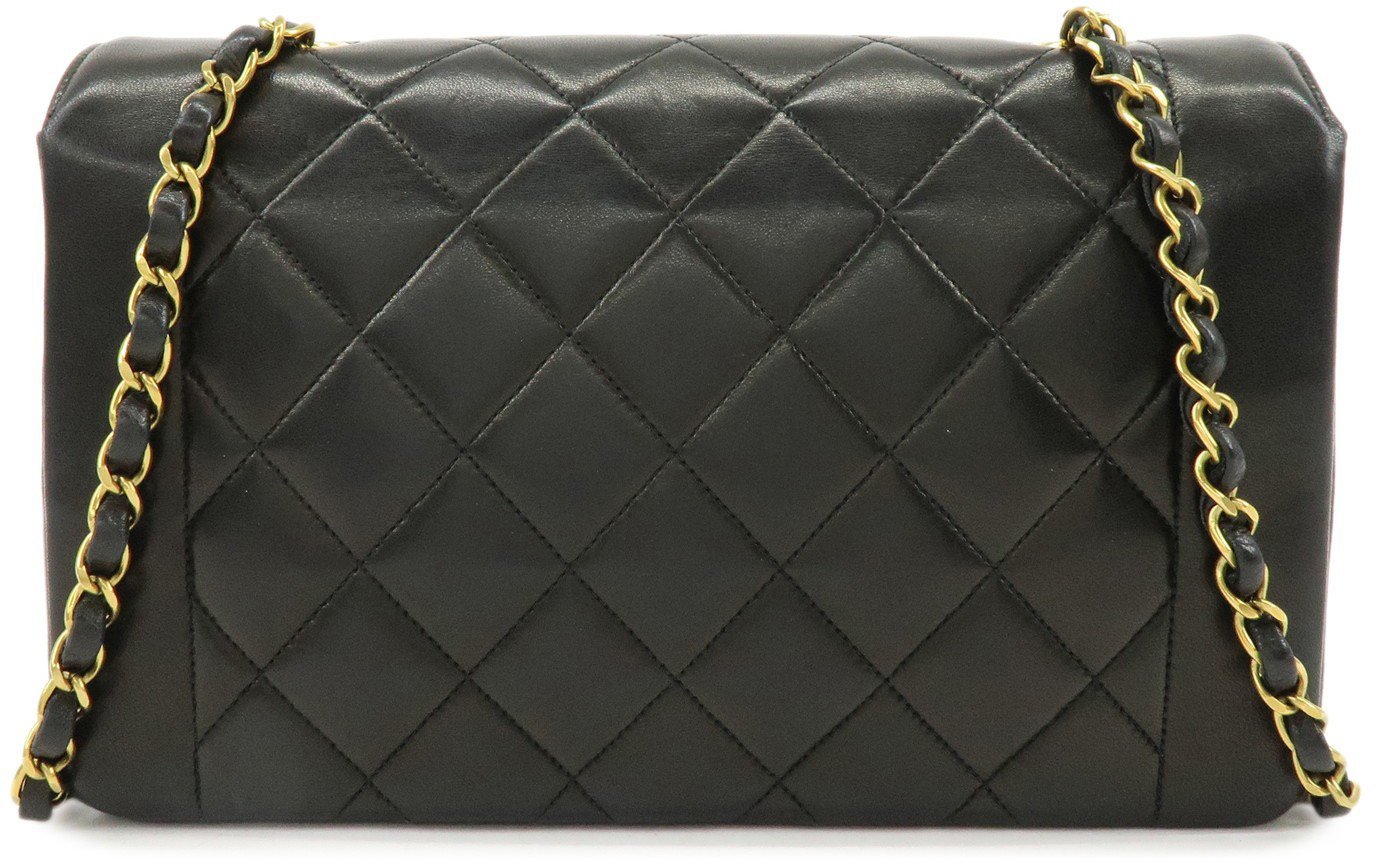 Chanel Vintage Diana Flap Quilted Lambskin Medium