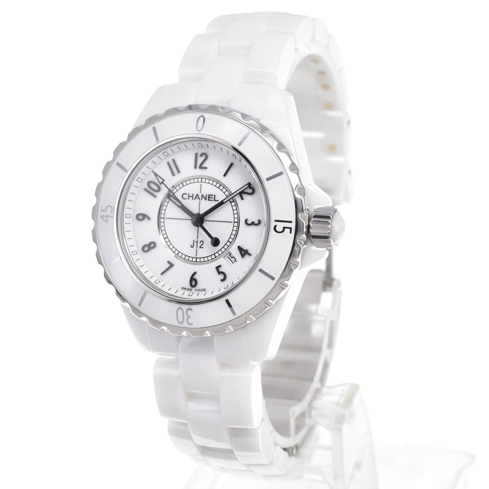 Chanel J12 Quartz Ceramic and Stainless Steel with Diamond Markers 33