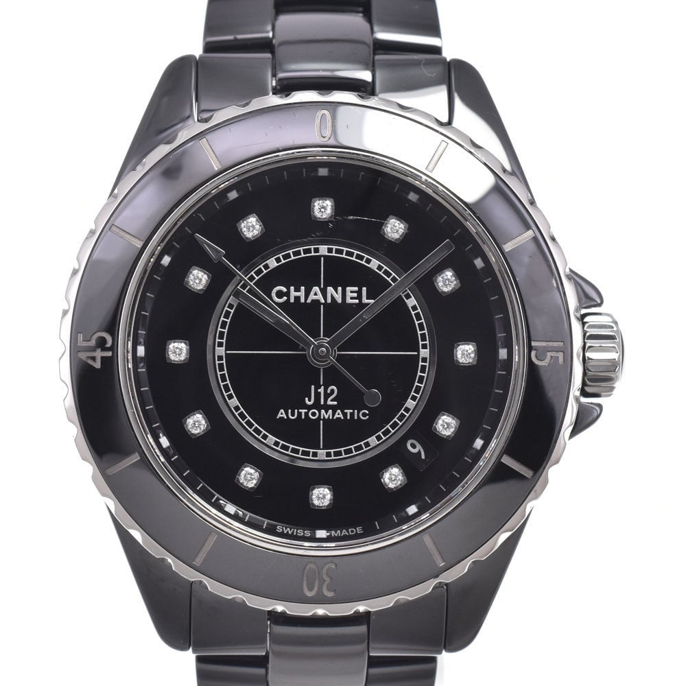 Chanel J12 Automatic Ceramic and Stainless Steel with Diamond Markers 38
