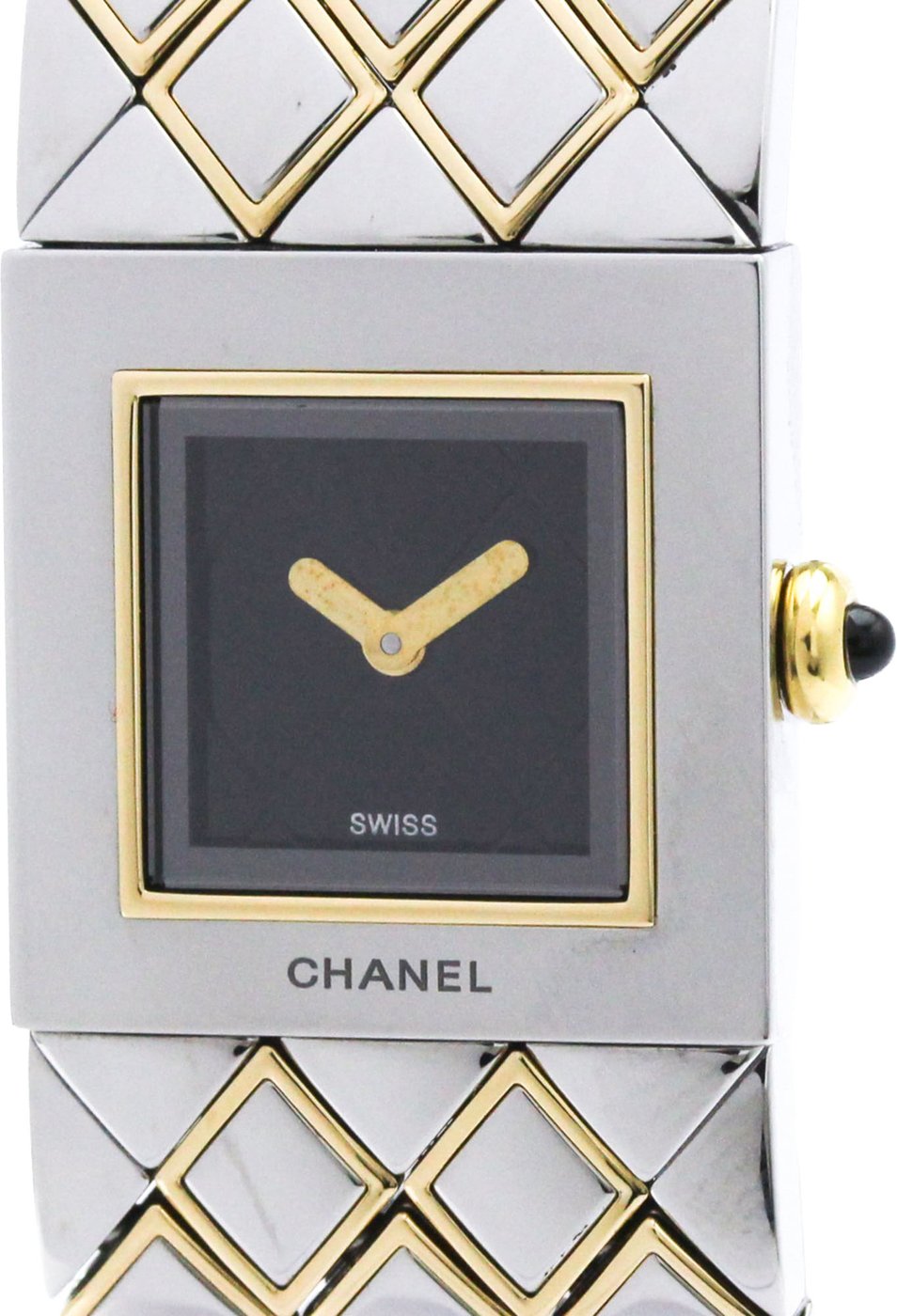Chanel Matelasse Quartz Stainless Steel 19
