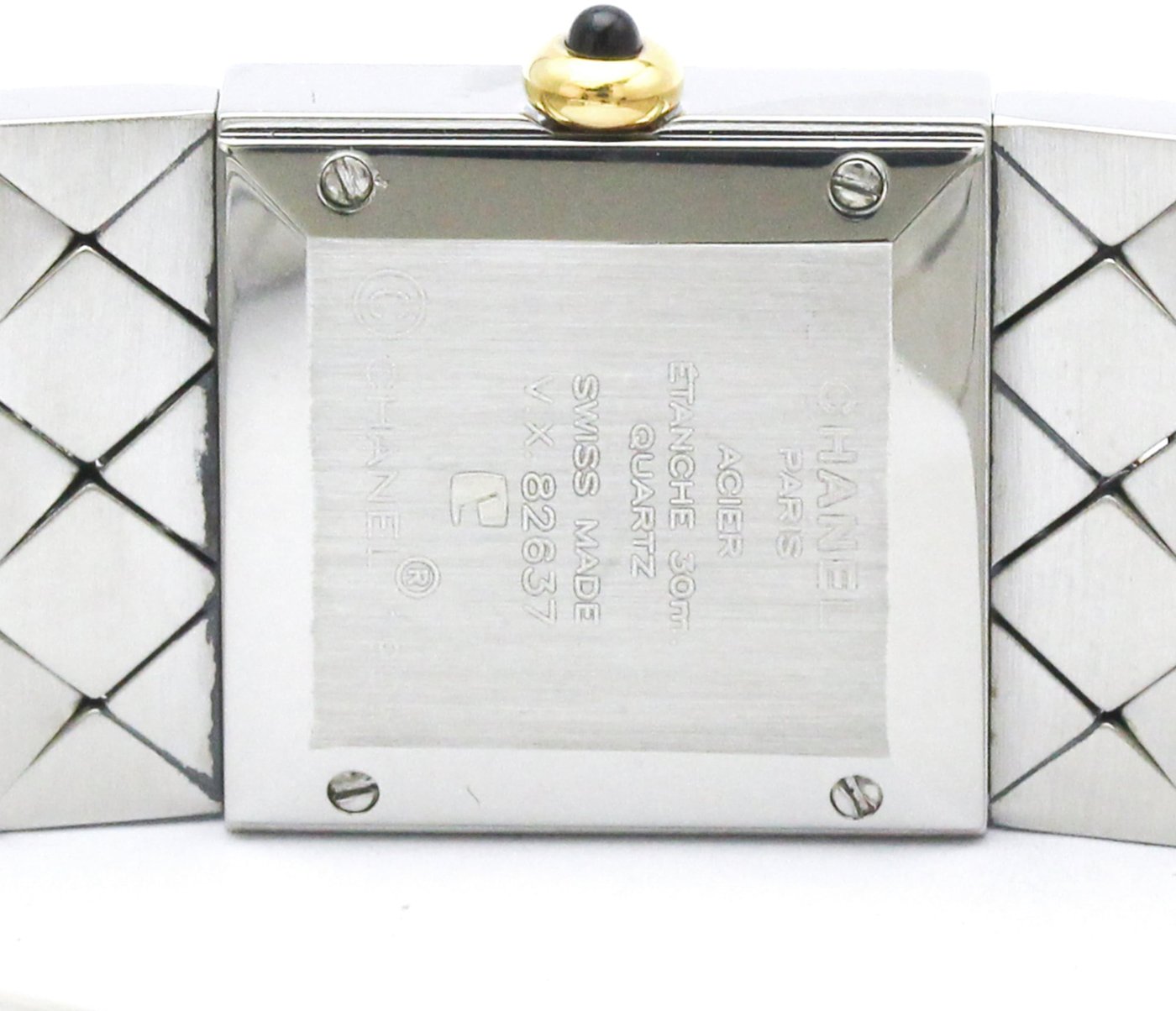 Chanel Matelasse Quartz Stainless Steel 19