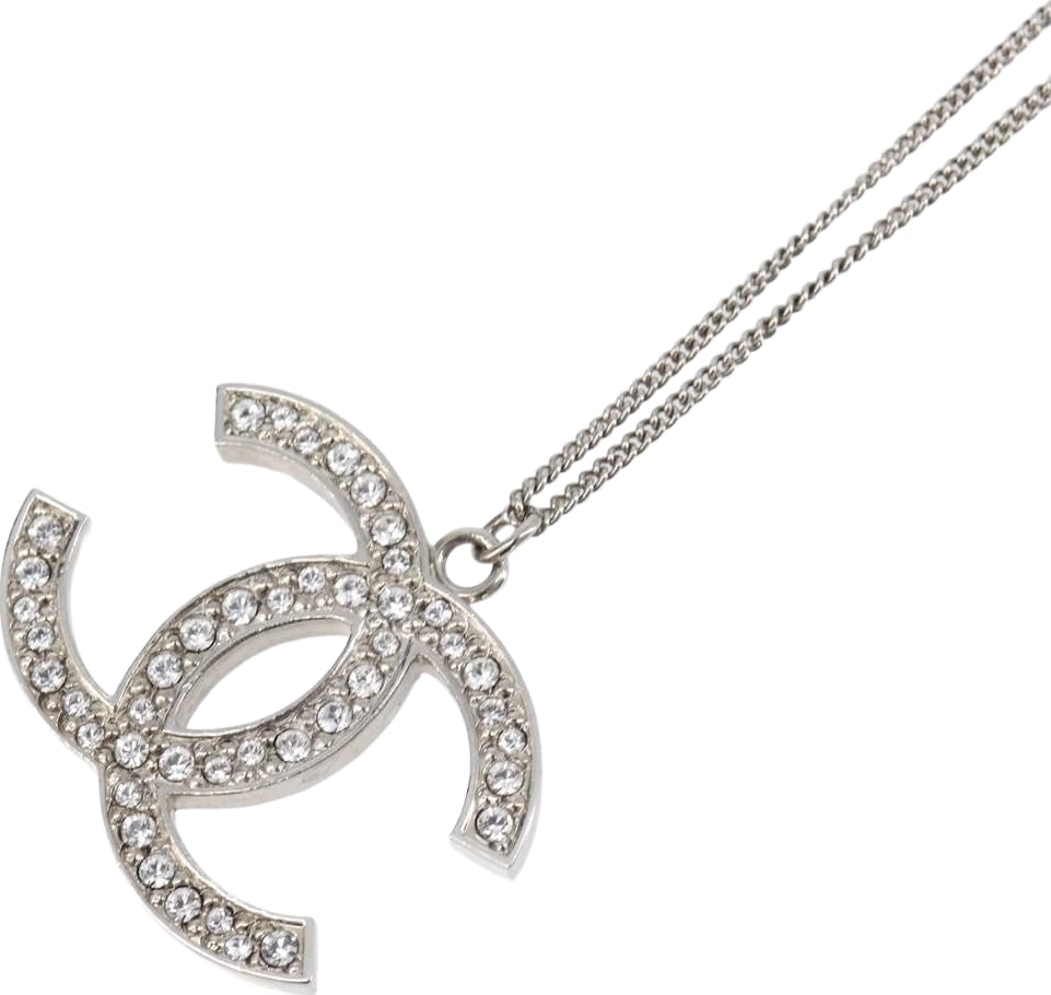 Chanel CC Pendant Metal with Crystals