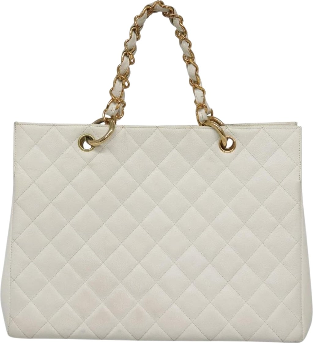 Chanel Vintage Grand Shopping Quilted Caviar