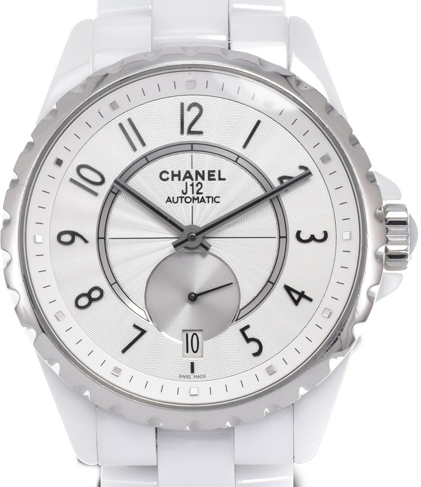Chanel J12-365 Automatic Ceramic with Beige Gold Bezel 36