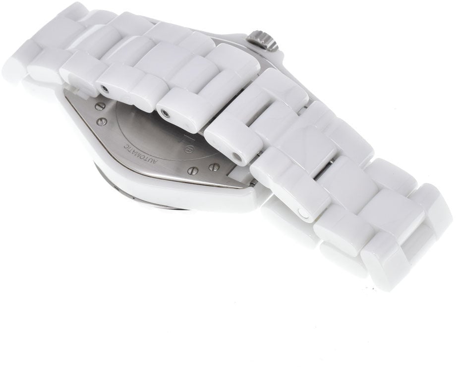 Chanel J12-365 Automatic Ceramic with Beige Gold Bezel 36