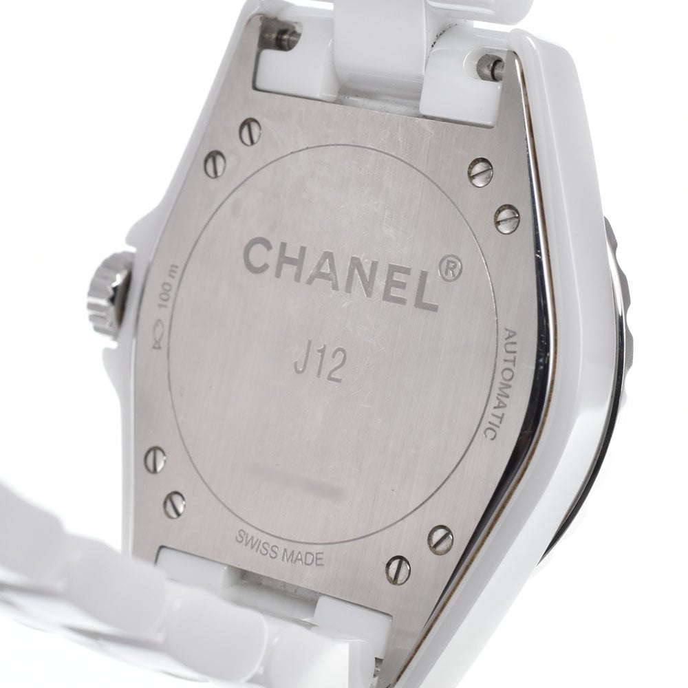 Chanel J12-365 Automatic Ceramic with Beige Gold Bezel 36