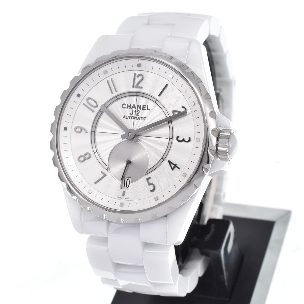 Chanel J12-365 Automatic Ceramic with Beige Gold Bezel 36