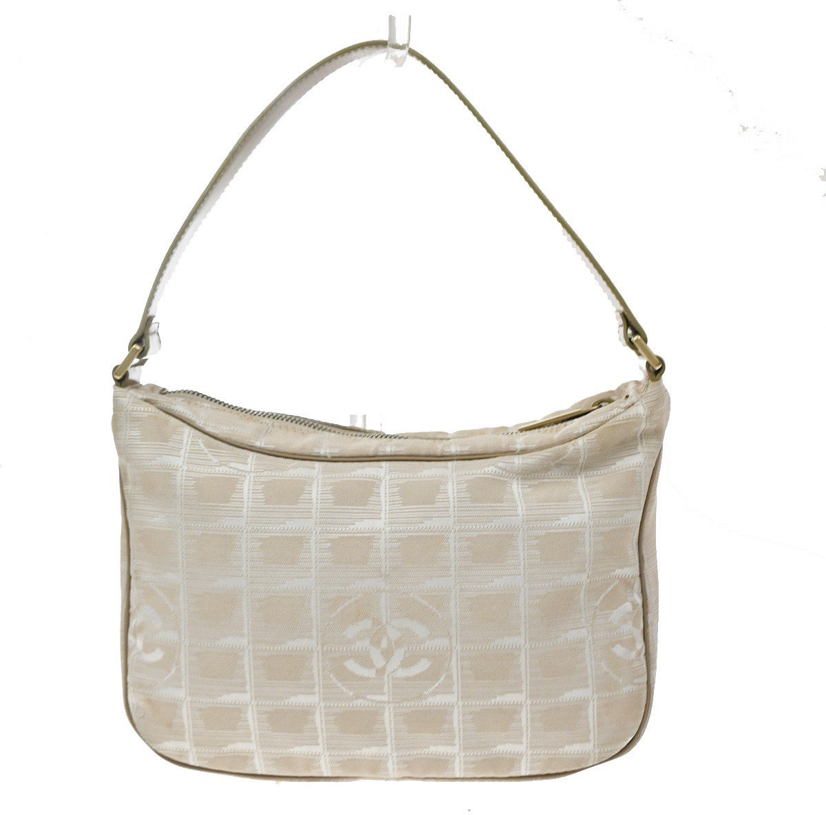 Chanel Travel Line Zip Hobo Nylon Small