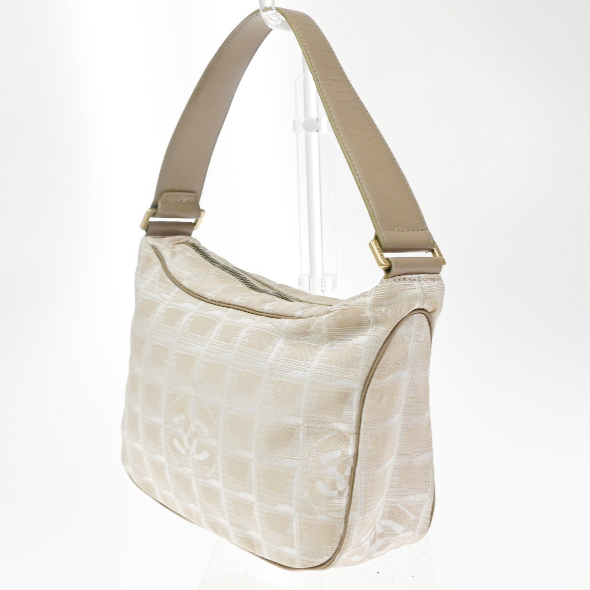 Chanel Travel Line Zip Hobo Nylon Small