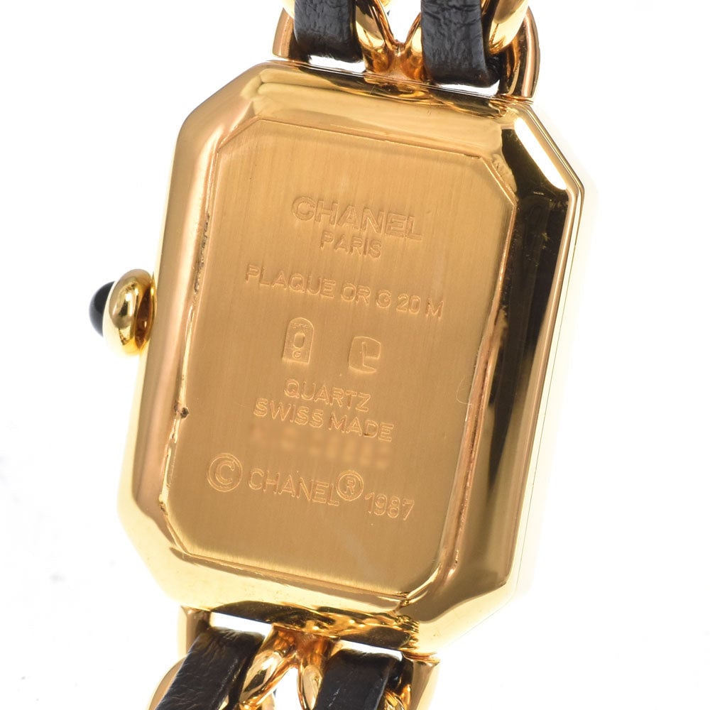 Chanel Premiere Rock Quartz Plated Metal and Leather 20