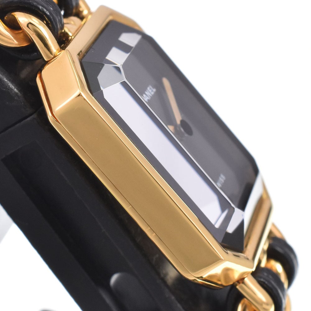 Chanel Premiere Rock Quartz Plated Metal and Leather 20