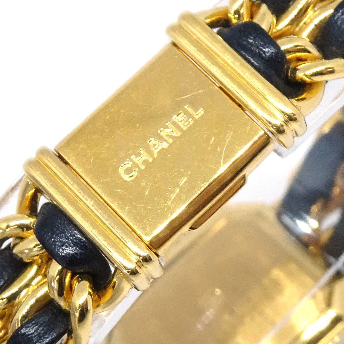 Chanel Premiere Rock Quartz Plated Metal and Leather 20