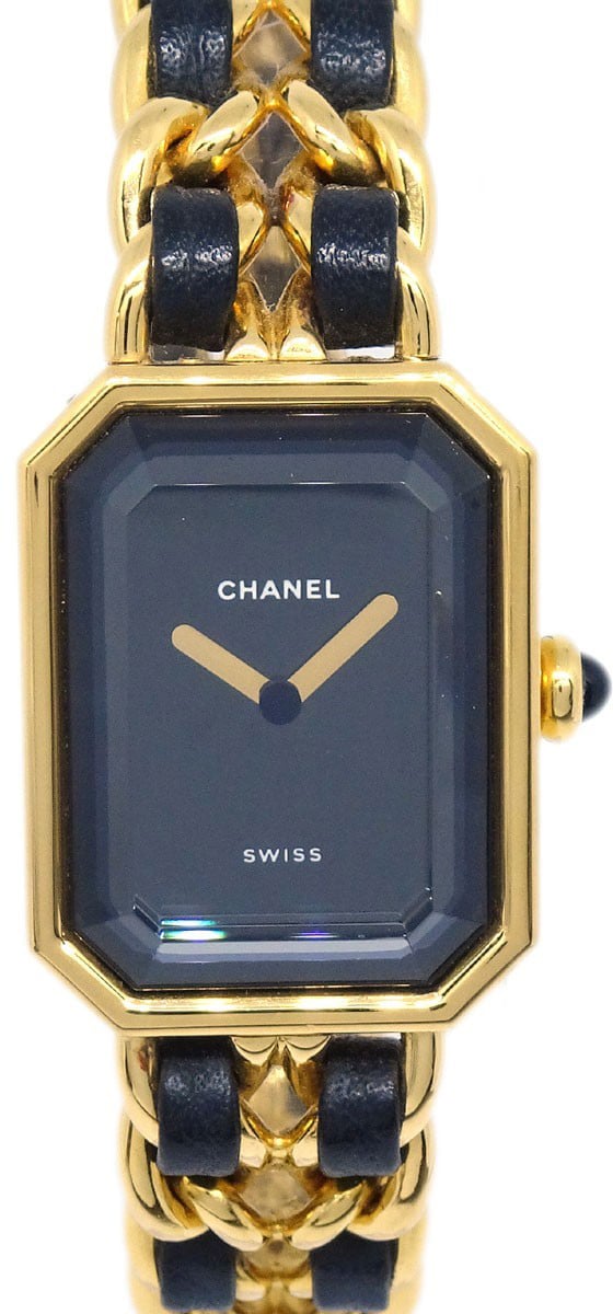 Chanel Premiere Rock Quartz Plated Metal and Leather 20