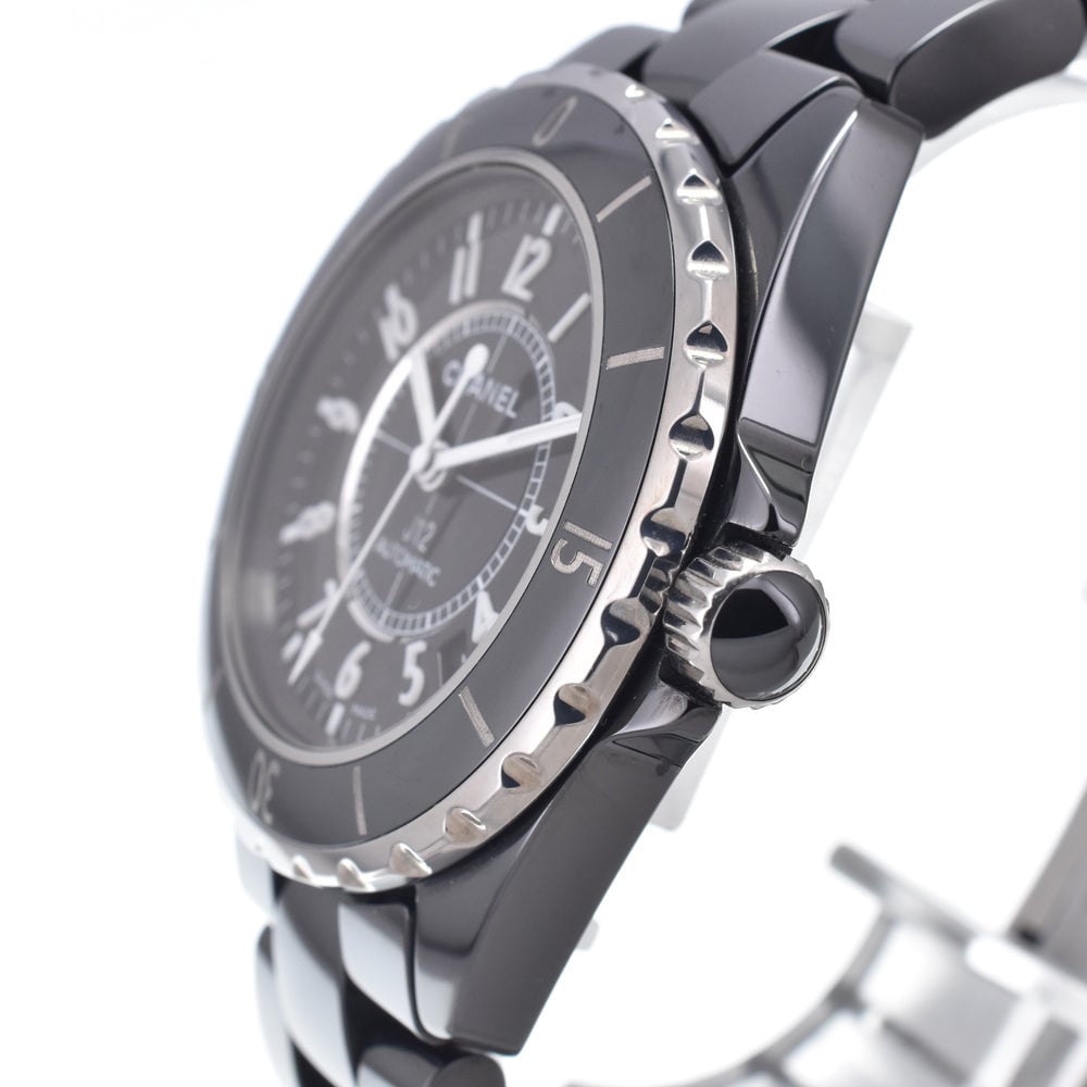 Chanel J12 Automatic Ceramic and Stainless Steel with Diamond Bezel 38
