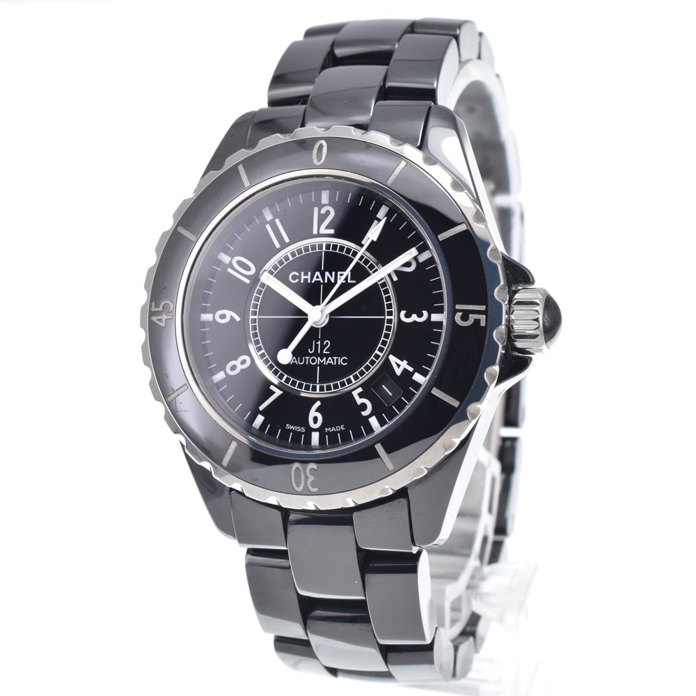 Chanel J12 Automatic Ceramic and Stainless Steel with Diamond Bezel 38