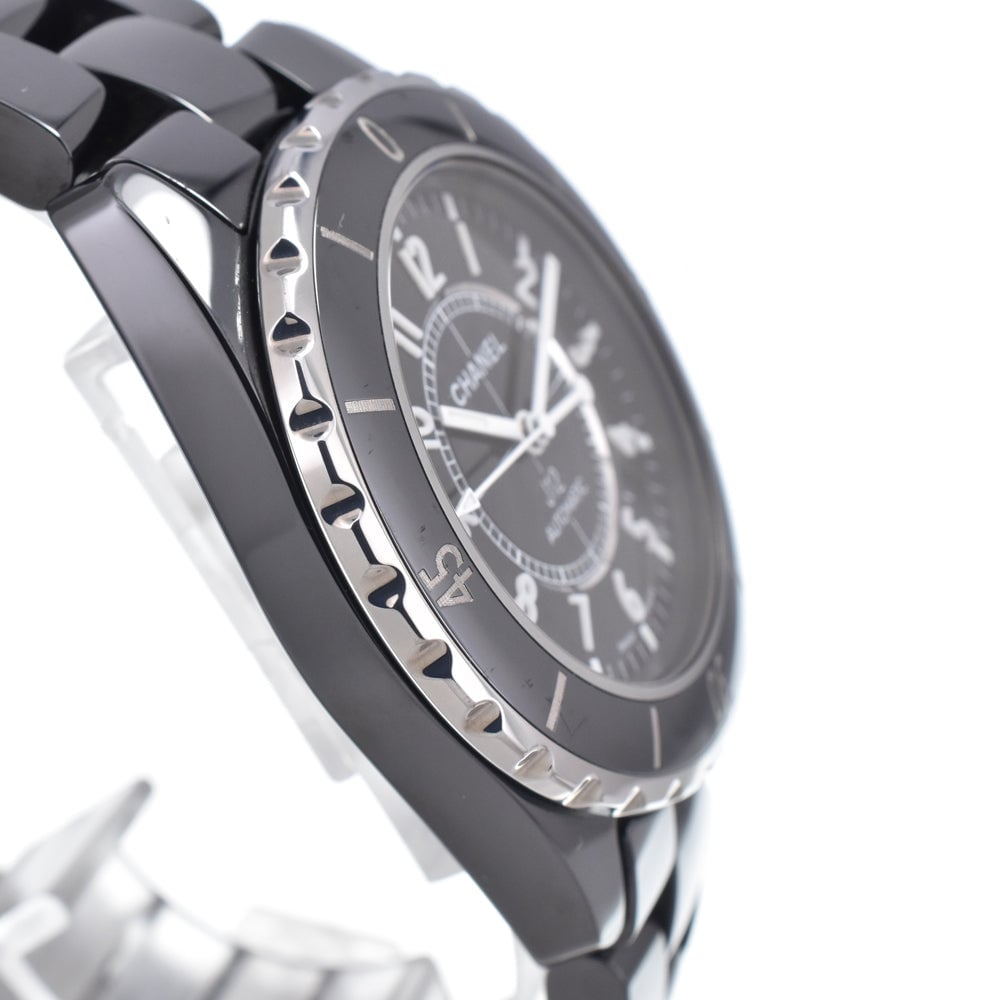 Chanel J12 Automatic Ceramic and Stainless Steel with Diamond Bezel 38