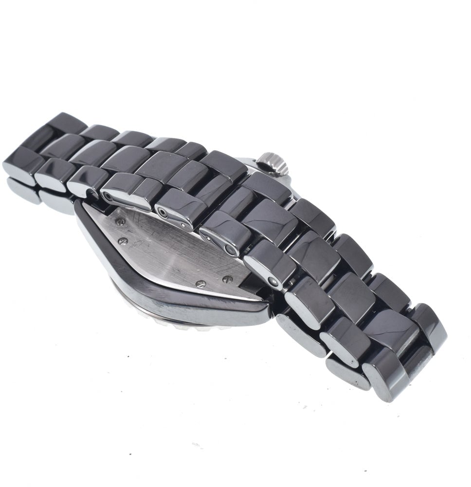 Chanel J12 Automatic Ceramic and Stainless Steel with Diamond Bezel 38