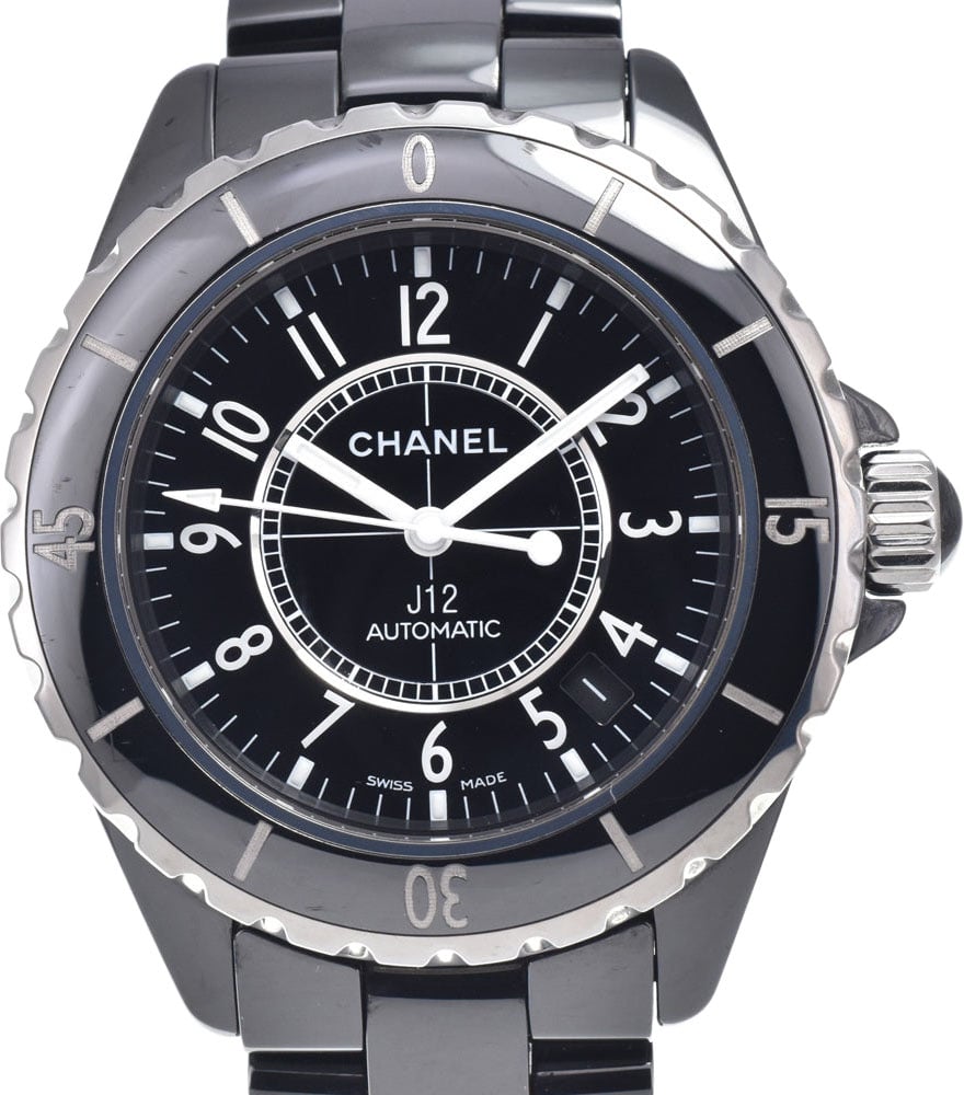 Chanel J12 Automatic Ceramic and Stainless Steel with Diamond Bezel 38