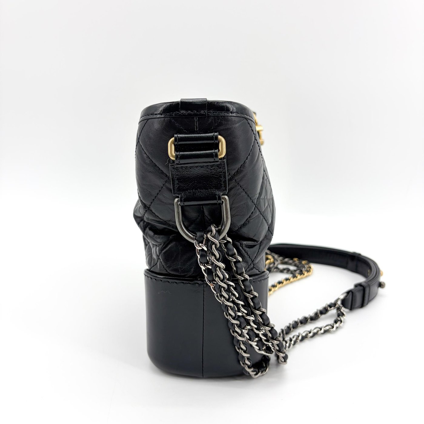Chanel Gabrielle Hobo Quilted Aged Calfskin Small