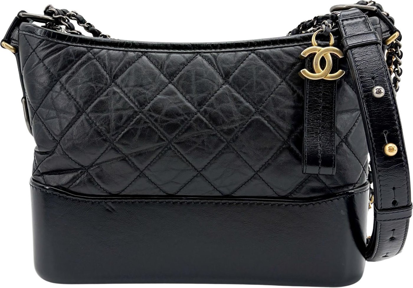 Chanel Gabrielle Hobo Quilted Aged Calfskin Small