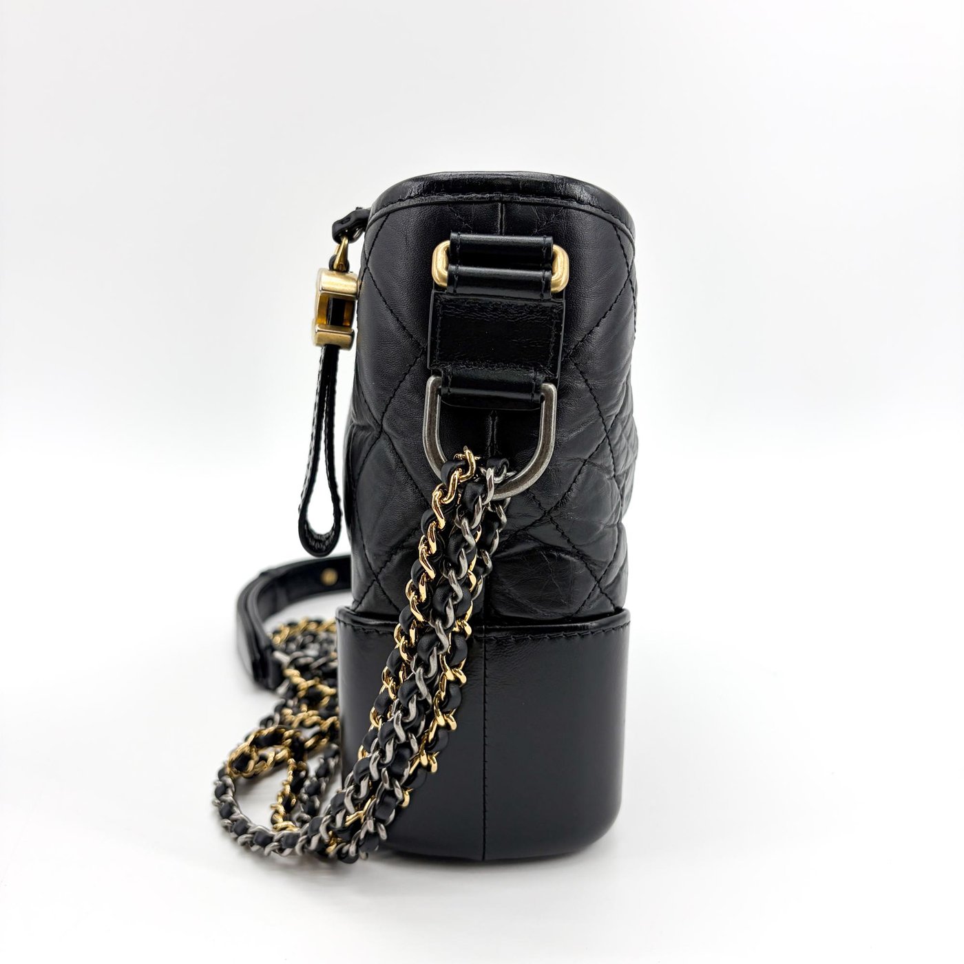 Chanel Gabrielle Hobo Quilted Aged Calfskin Small