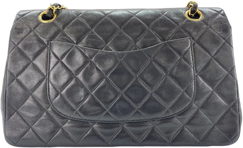 Chanel Classic Timeless Double Flap Quilted Lambskin Medium